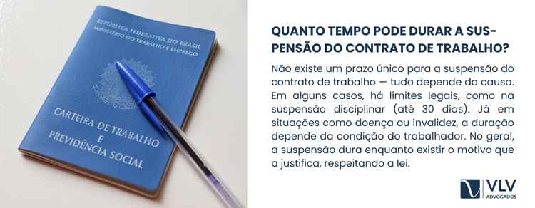 Suspensão do contrato de trabalho: quais as causas? 2 imagem representando suspensao do contrato de trabalho