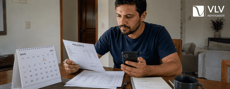 Trabalho no feriado: você está recebendo corretamente? 3 Trabalhador conferindo pagamento e folga após trabalhar no feriado