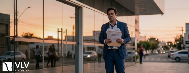 homem passando por afastamento do trabalho