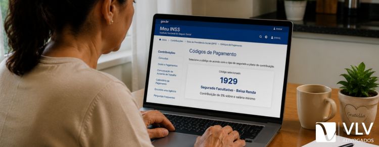 mulher de baixa renda acessando o meu inss com código 1929