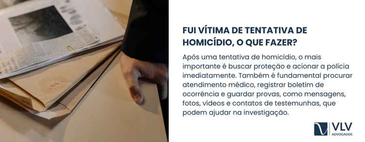 Fui vítima de tentativa de homicídio, o que fazer agora? 2 imagem explicativa para orientar pessoa que foi vítima de tentativa de homicídio