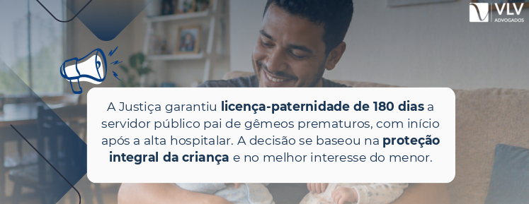 imagem explicando decisão que ampliou a licença-paternidade