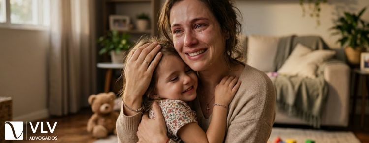 mãe que retomou a guarda da filha após melhorar de vida