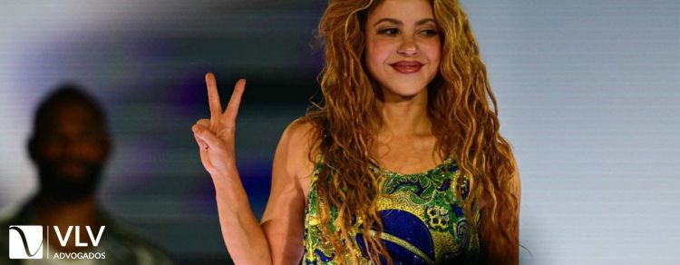 shakira representando mudança de nome de seu fã para shekiro