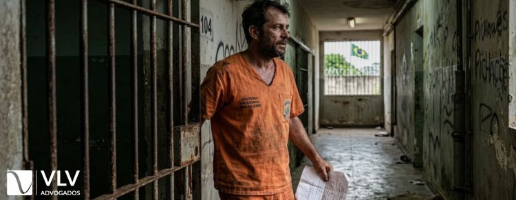 homem saindo do regime fechado em progressão de regime em crimes hediondos