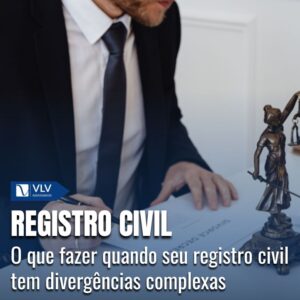 registro civil com divergencias complexas