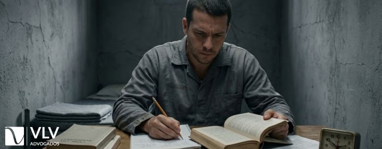 preso estudando para ter remição de pena