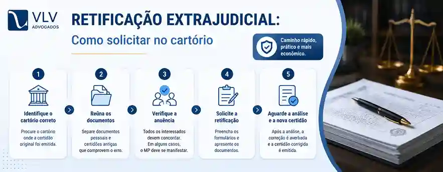 informativo como solicitar uma retificação extrajudicial