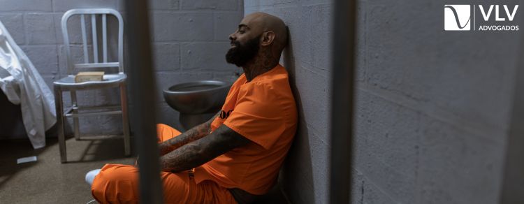 preso aguardando sua saída temporária