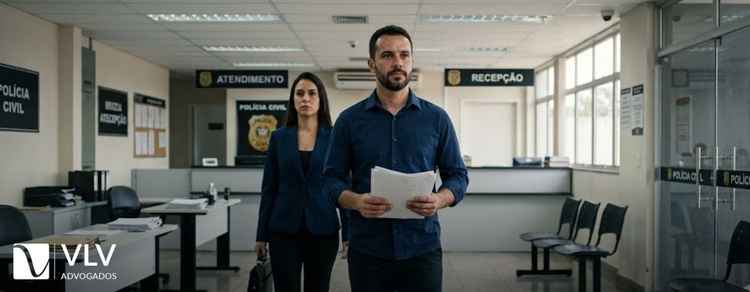 Qual é o momento certo de se apresentar à delegacia? 1 Homem indo se apresentar a delegacia