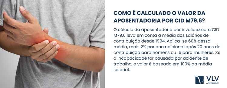 imagem explicando cálculo da aposentadoria por cid m796