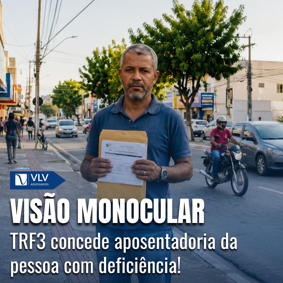 visao monocular concede aposentadoria