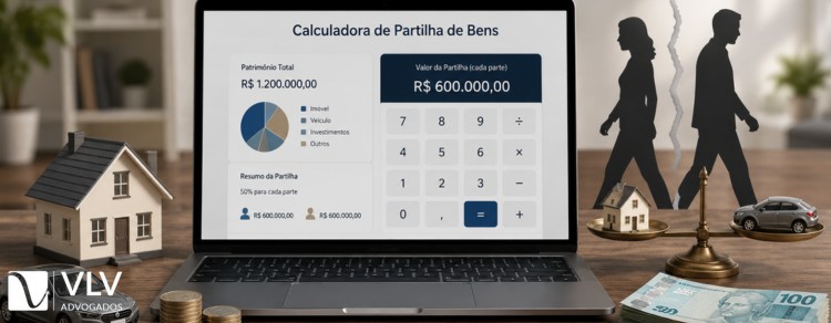 Calculadora de Partilha de Bens no Divórcio: faça uma simulação! 1 calculadora de partilha de bens no divórcio