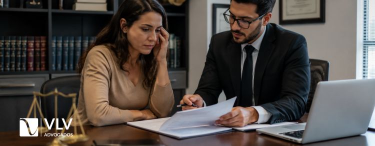 imagem representando mulher buscando assistência jurídica após convenção da haia