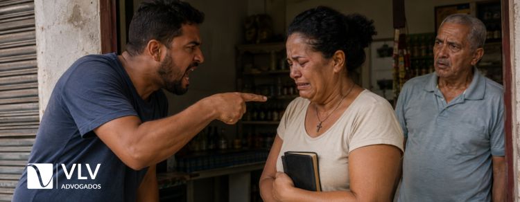 representação de filho desrespeitando mãe por injúria religiosa
