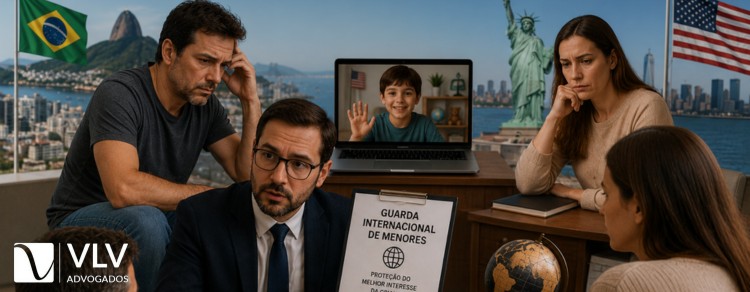 imagem representando guarda internacional de menores
