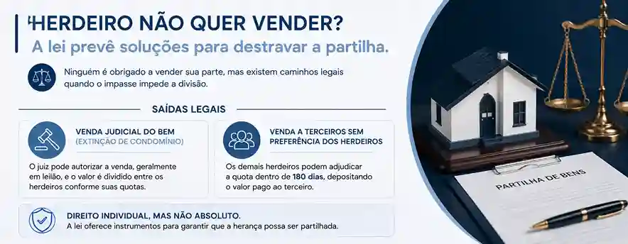 Um herdeiro pode comprar a parte do outro? Descubra! 2 O que acontece se um herdeiro não quiser vender sua parte?