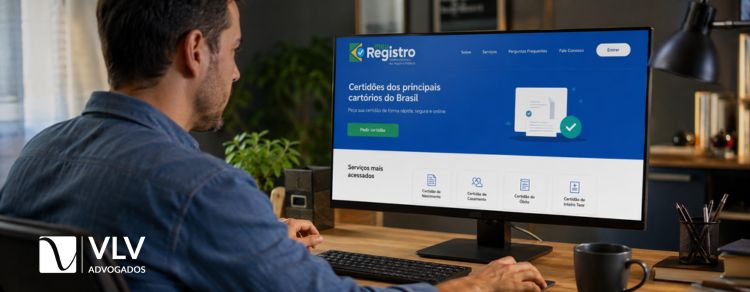 representação de homem abrindo aplicativo do meu registro
