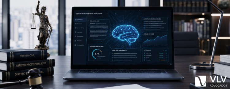 imagem de inteligência artificial na análise jurídica