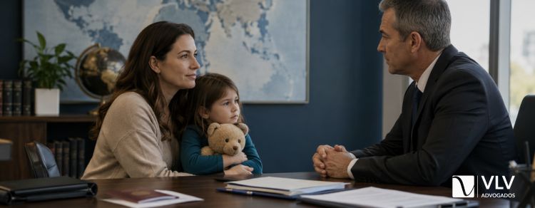 imagem representando mãe e filha em guarda internacional advogado

