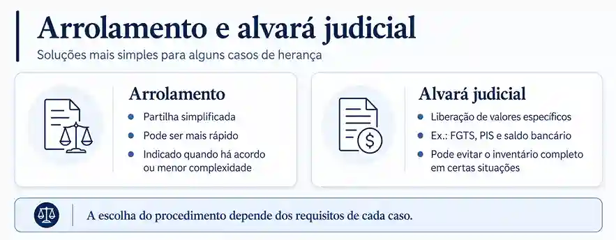 Não fiz o inventário! O que pode acontecer? 2 O que são o arrolamento e o alvará judicial?