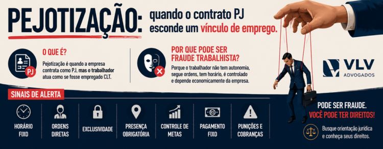 Pejotização no STF: contratos PJ podem mudar após julgamento 2 imagem representando o que é pejotização