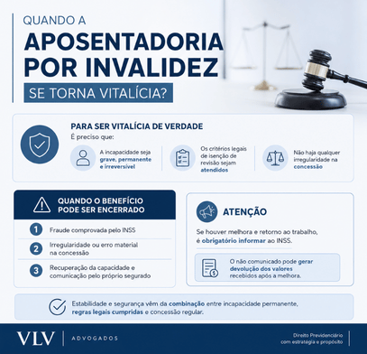 Quando a aposentadoria por invalidez é definitiva? 2 Quando a aposentadoria por invalidez se torna vitalícia?