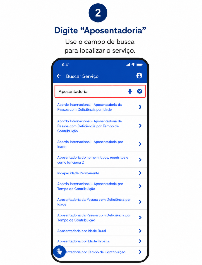 Aposentadoria do homem: tipos, requisitos e como funciona 3 imagem representando segunda etapa do Meu Inss