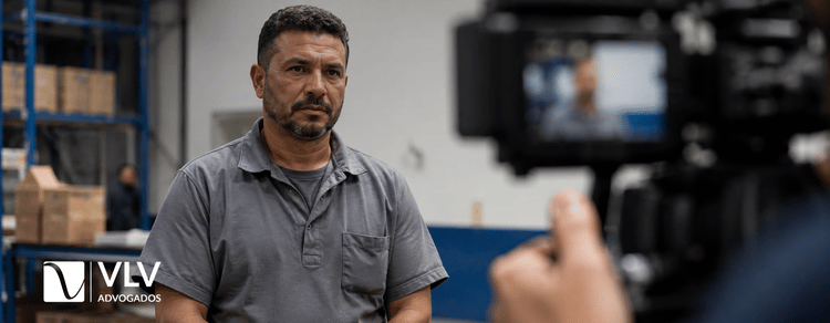 Reality de Viih Tube levanta alerta sobre direitos dos empregados 2 imagem representando trabalhador sendo filmado