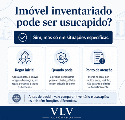 É possível usucapir um imóvel inventariado?