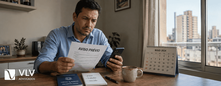 Antes de cumprir o aviso prévio, entenda como funciona! 1 Trabalhador em aviso prévio