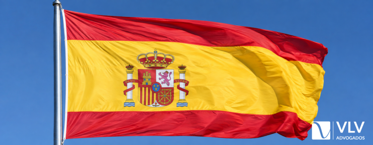 imagem representando bandeira espanhola 