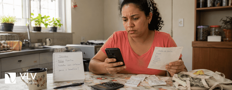 Quem recebe Bolsa Família pode trabalhar? Entenda as regras 1 Mulher em dúvida sobre quem recebe Bolsa Família pode trabalhar