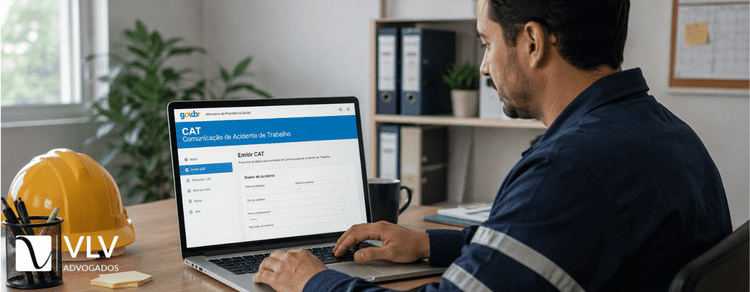 Como emitir a CAT (Comunicação de Acidente de Trabalho) pela internet? 1 Trabalhador emitindo a CAT (Comunicação de Acidente de Trabalho) pela internet