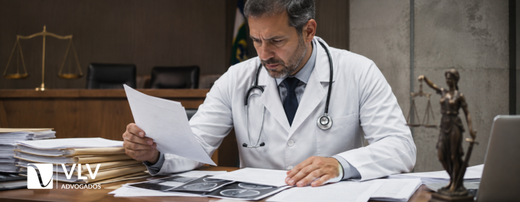 imagem representando médico em honorários periciais 