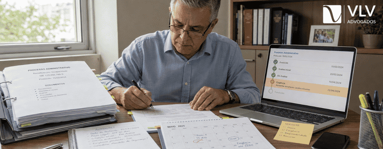 Mandado de segurança contra o INSS: como funciona? Guia 2026 3 Conferindo prazos e pendências antes de ajuizar mandado de segurança contra o INSS.