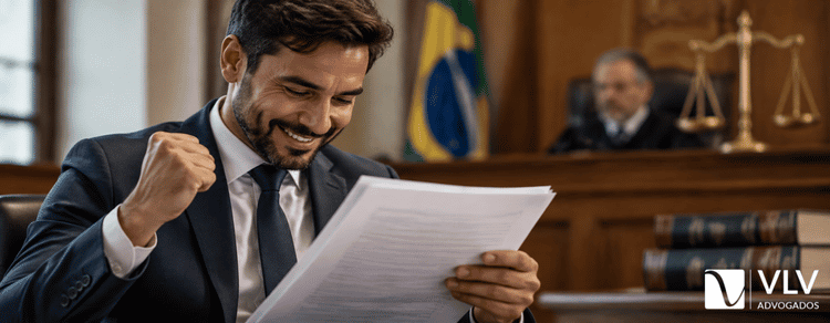 Pedido deferido: o que isso significa na prática? 1 Homem comemorando pedido deferido