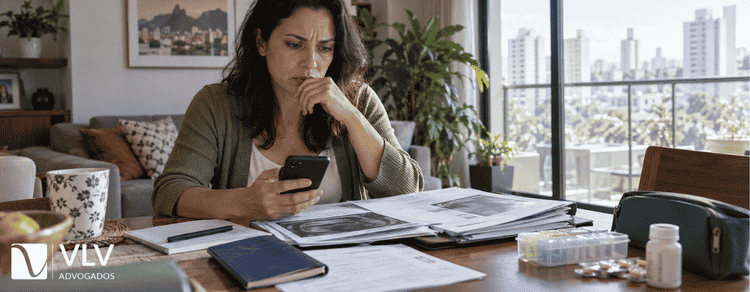 Doenças que permitem o saque do FGTS: lista atualizada 1 Mulher pesquisando doenças que permitem o saque do FGTS