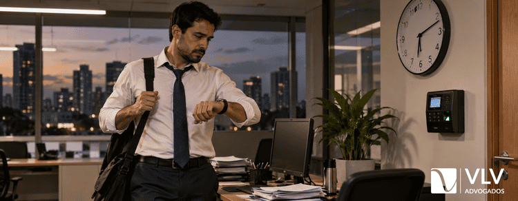 imagem representando homem em redução de jornada de trabalho
