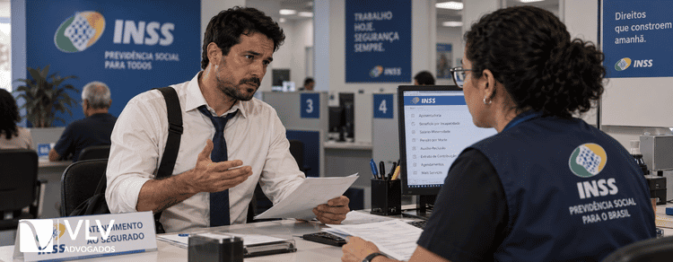 imagem representando homem em redução de jornada no INSS
