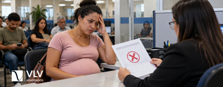 STF iguala licença-maternidade de mães adotantes e biológicas 2 imagem representando mulher em licença-maternidade recusada
