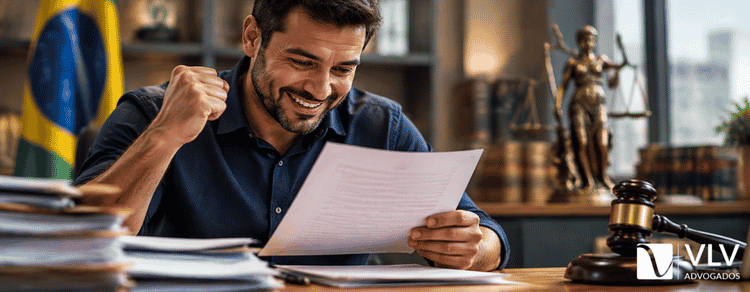 Pedido deferido: o que isso significa na prática? 2 Homem comemorando pedido deferido