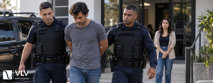 Homem condenado a 10 anos de prisão pode forçar a ex a abortar em Minas Gerais 1 imagem ilustrativa de homem sendo preso por forçar ex a abortar em Minas Gerais