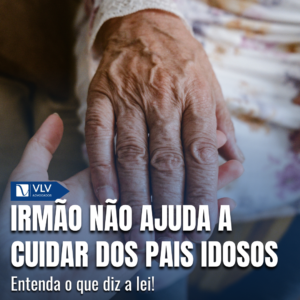 imagem representando irmaĂ” nĂŁo ajuda a cuidar dos pais idosos