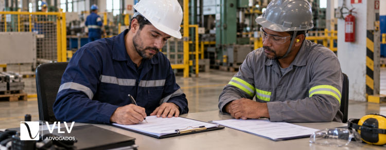 PPP ou laudo assinado por técnico de segurança: o INSS pode recusar? 1 imagem representando técnico de segurança do trabalho assinando laudo/ppp do trabalhador